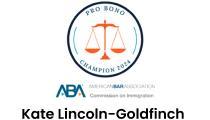 American Bar Association Campeona Pro Bono 2024 Kate Lincoln Goldfinch