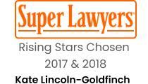 Kate Lincoln Goldfinch Super Lawyers Premio Estrellas Nacientes 2017 2018
