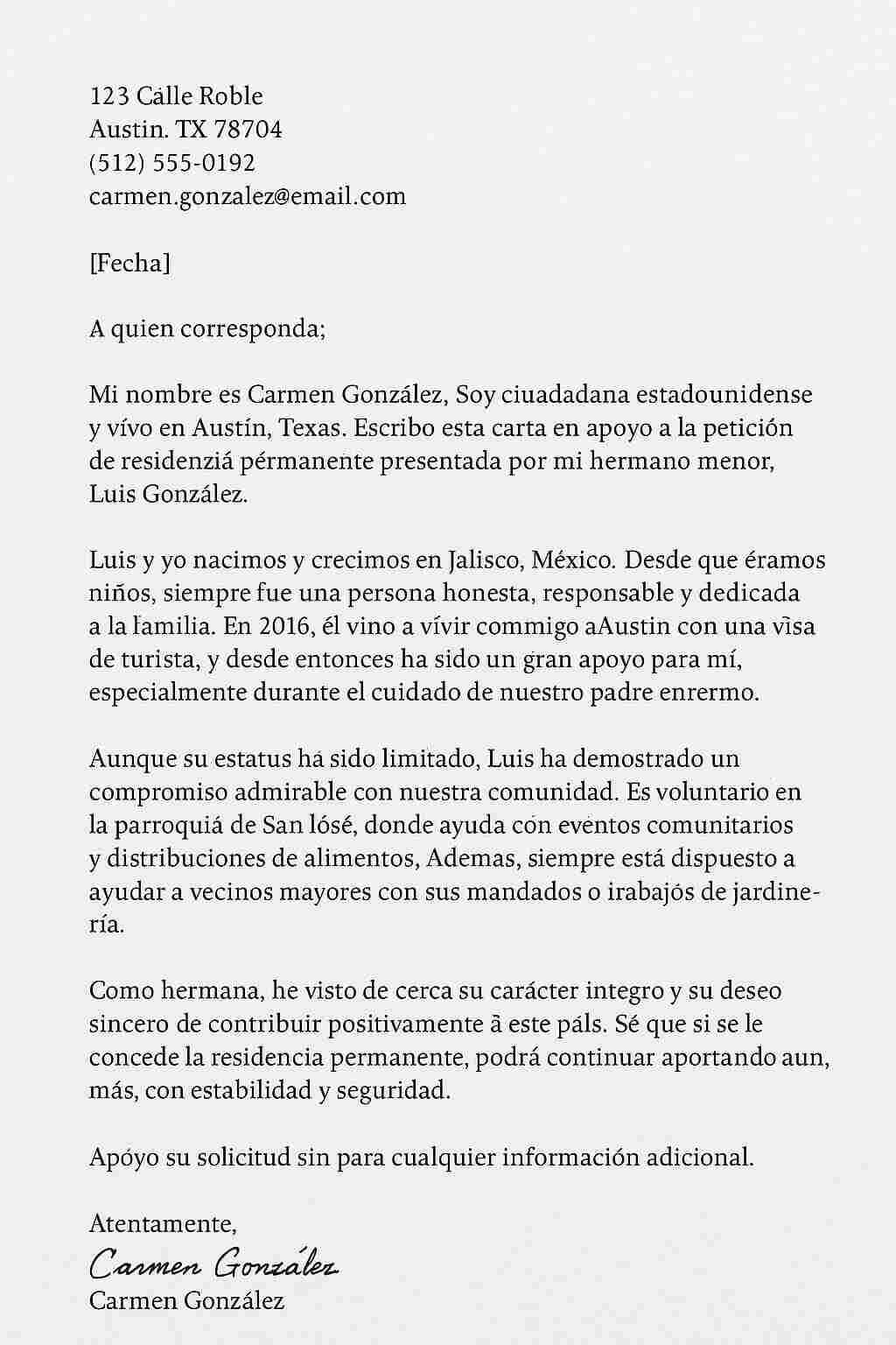 Redacte Su Carta De Recomendación Para Inmigración Con Abogadas De Inmigración